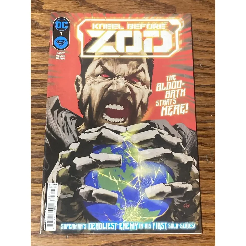 Kneel before Zod #1 Jason Shawn Alexander Cover (DC Comics March 2024)